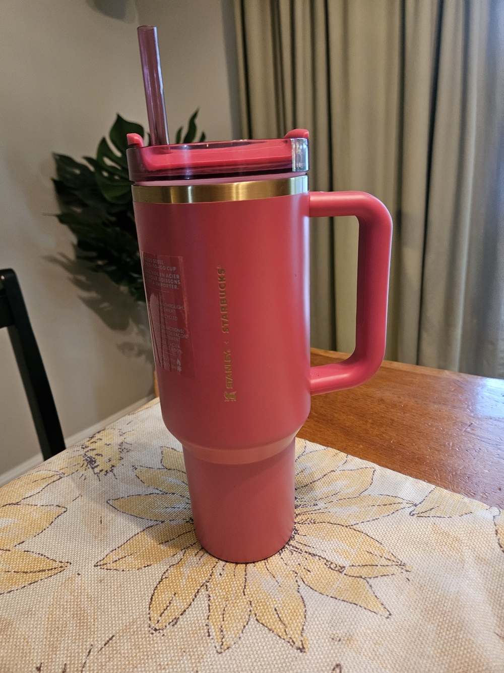 Stanley × Starbucks Pink Insulated 40 Oz.